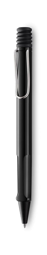 Lamy Safari Ballpoint Pen | Sturdy Plastic, Shiny Black | Metal Clip, Ergonomic grip Giant Refill M 16 Black M